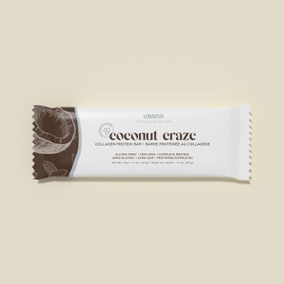 USANA Coconut Craze Collagen Protein Bar